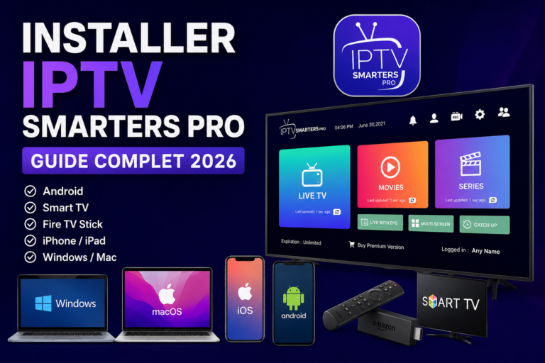 Installer IPTV Smarters Pro